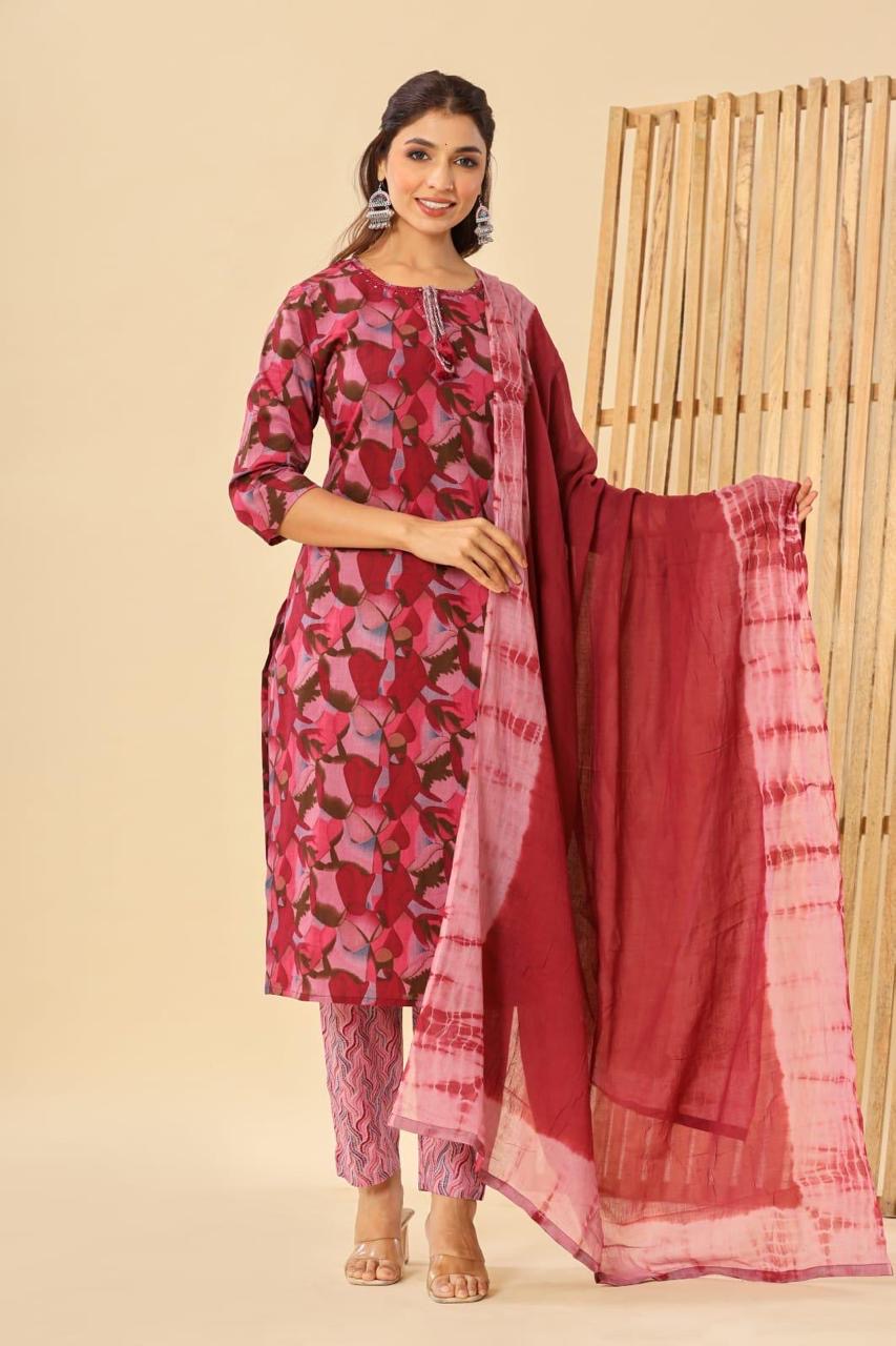 Mulson Sunfire Ikat Suit Set