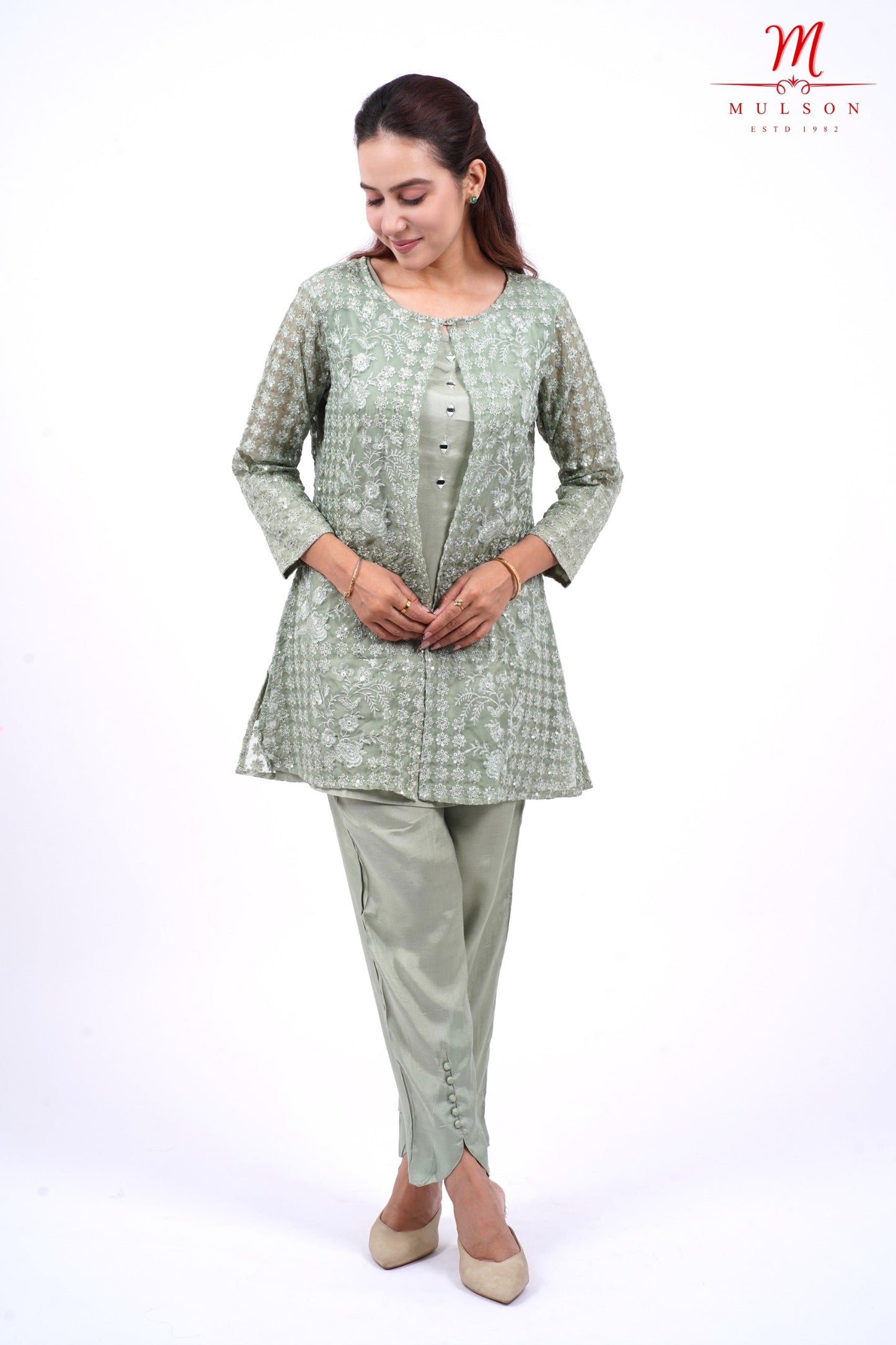 Coord set for women Mulson Orange Set