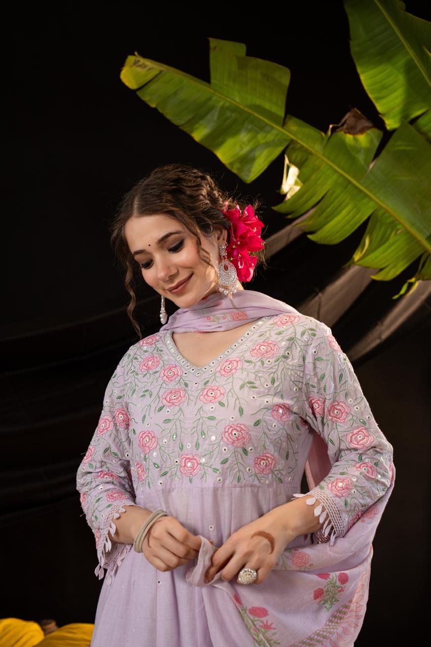 Mulson Lilac Bloom Suit Set
