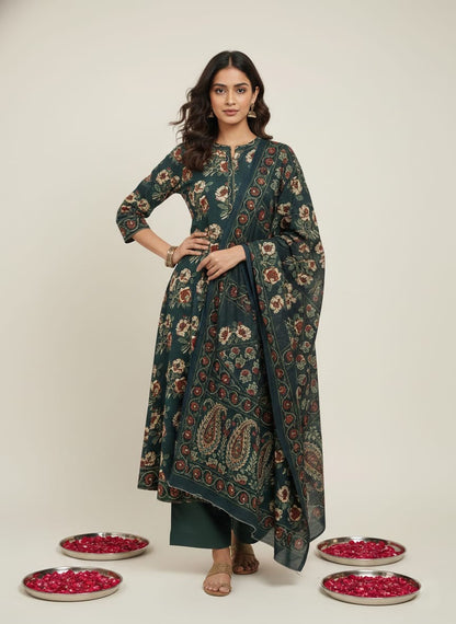 Mulson Emerald Paisley Grace Suit Set