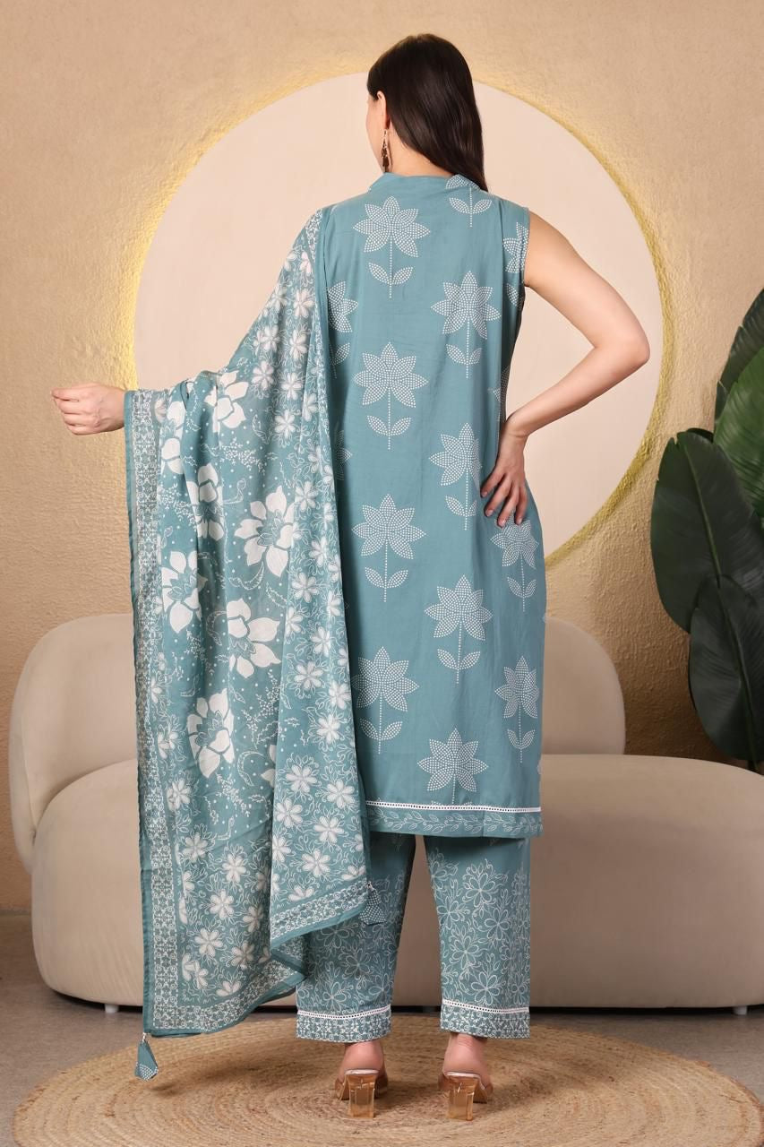 Mulson Aqua Bloom Suit Set ✨