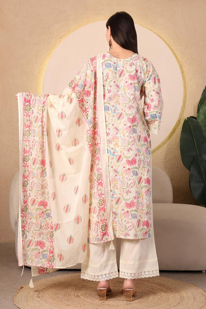 Mulson Ivory Garden Grace Suit Set