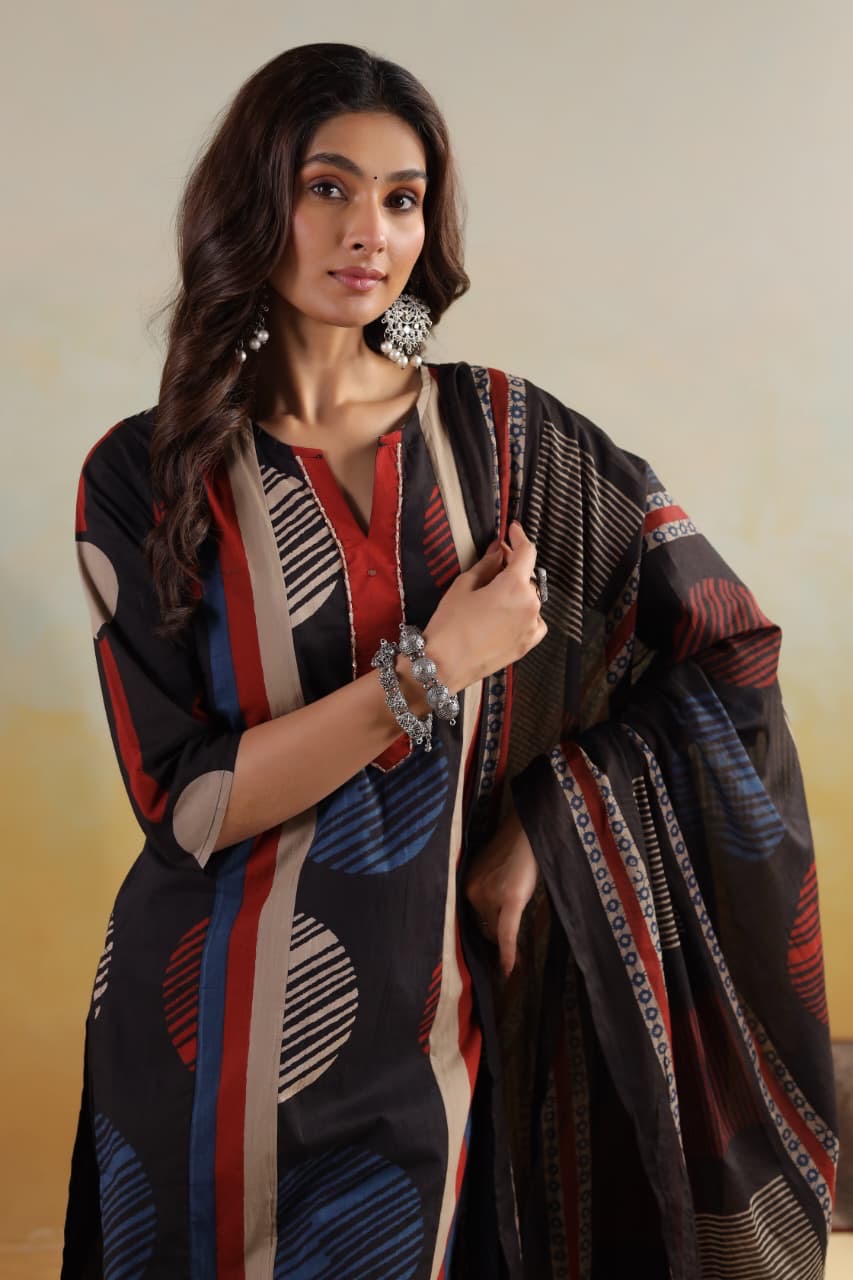 Mulson Indigo Rhythm Suit Set
