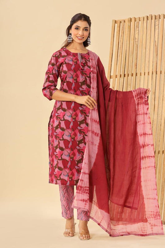 Mulson Sunfire Ikat Suit Set