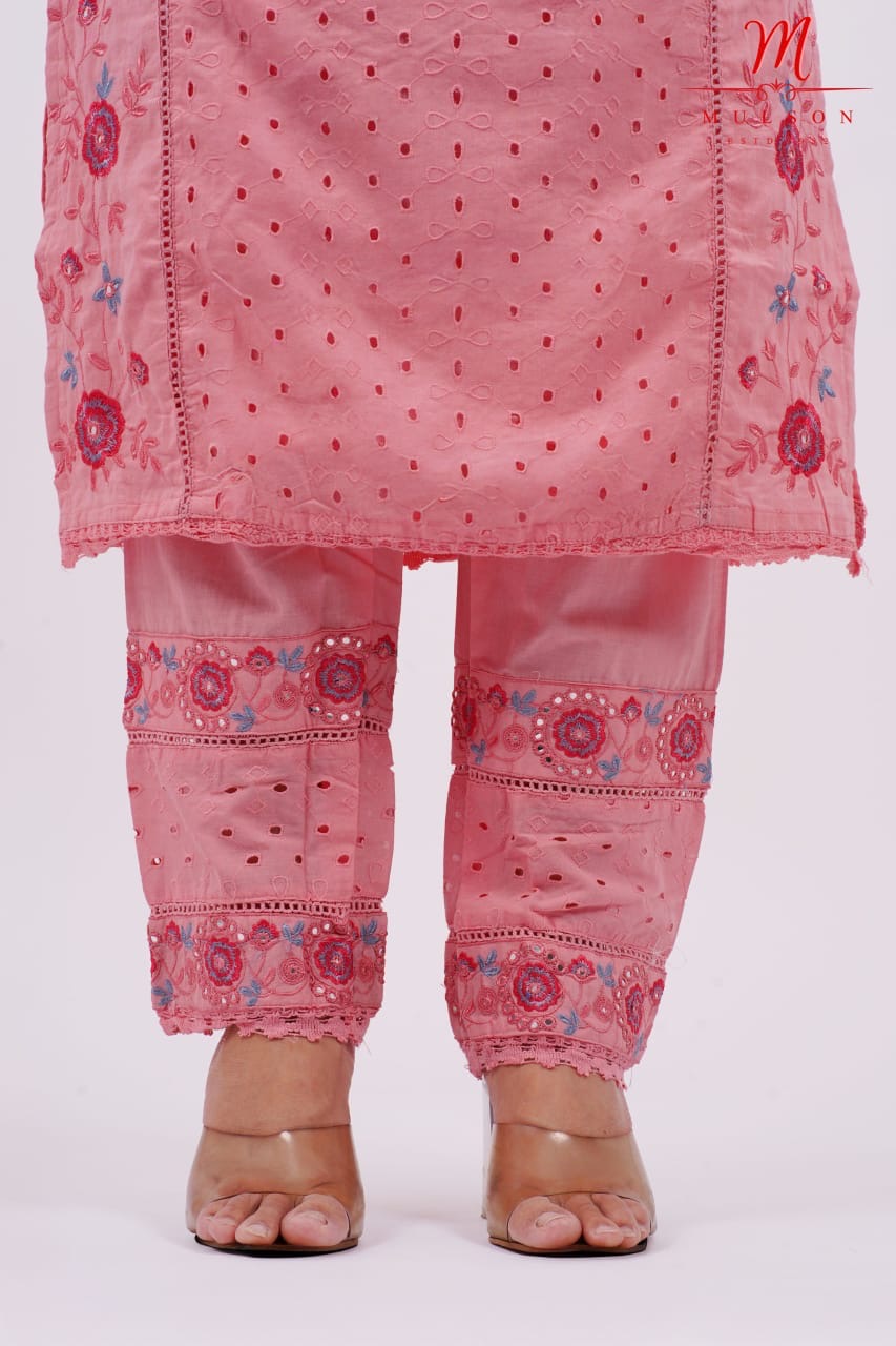 Mulson Blush Rosette Suit Set