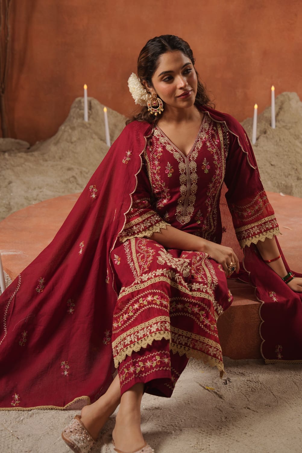 Emerald Grace Kurta Set