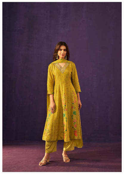 Silk Anarkali Dress