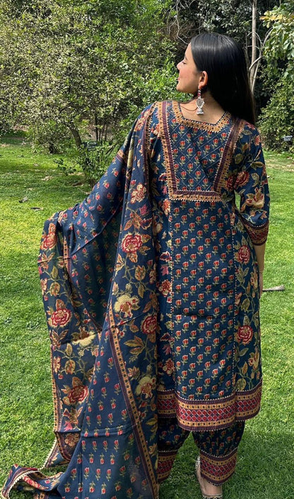 Mulson Midnight Garden Kurta Set