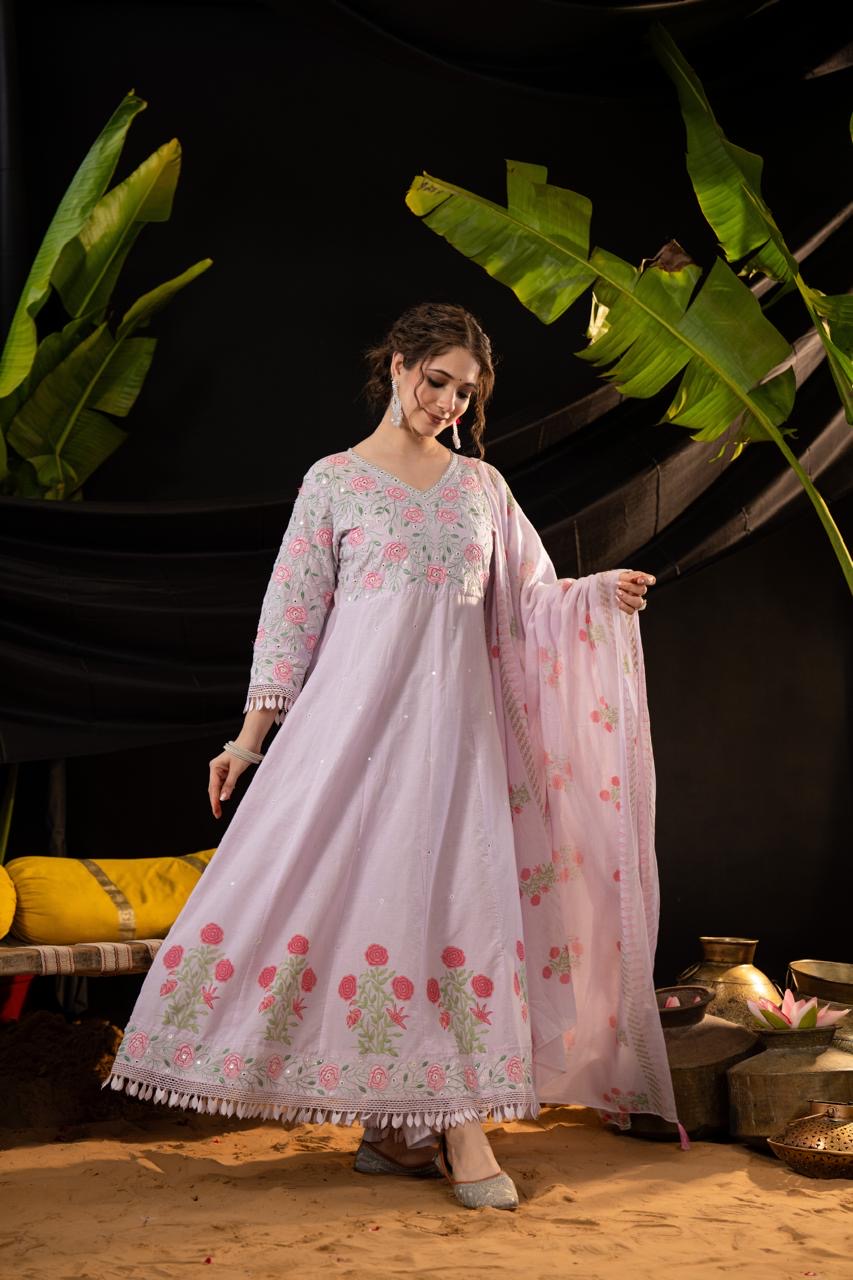 Mulson Lilac Bloom Suit Set