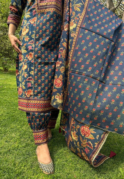 Mulson Midnight Garden Kurta Set