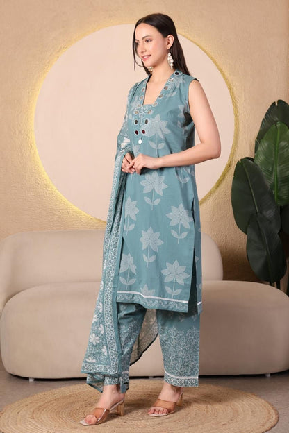 Mulson Aqua Bloom Suit Set ✨