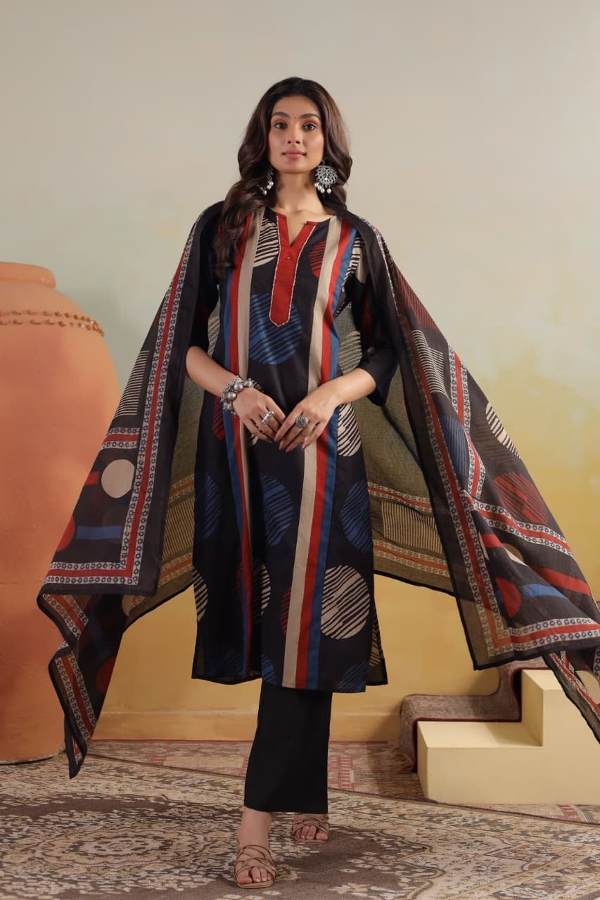 Mulson Indigo Rhythm Suit Set