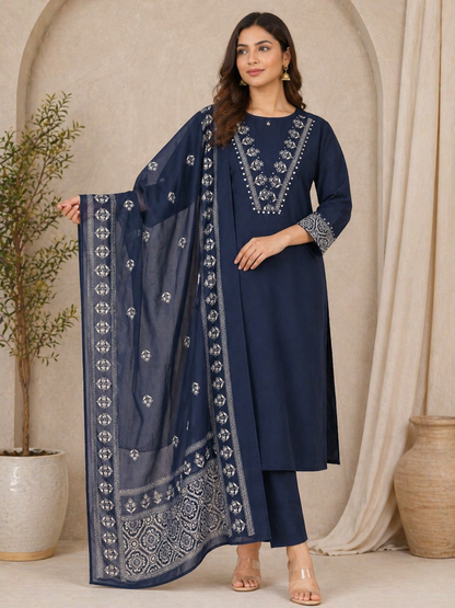 Mulson Midnight Noor Suit Set