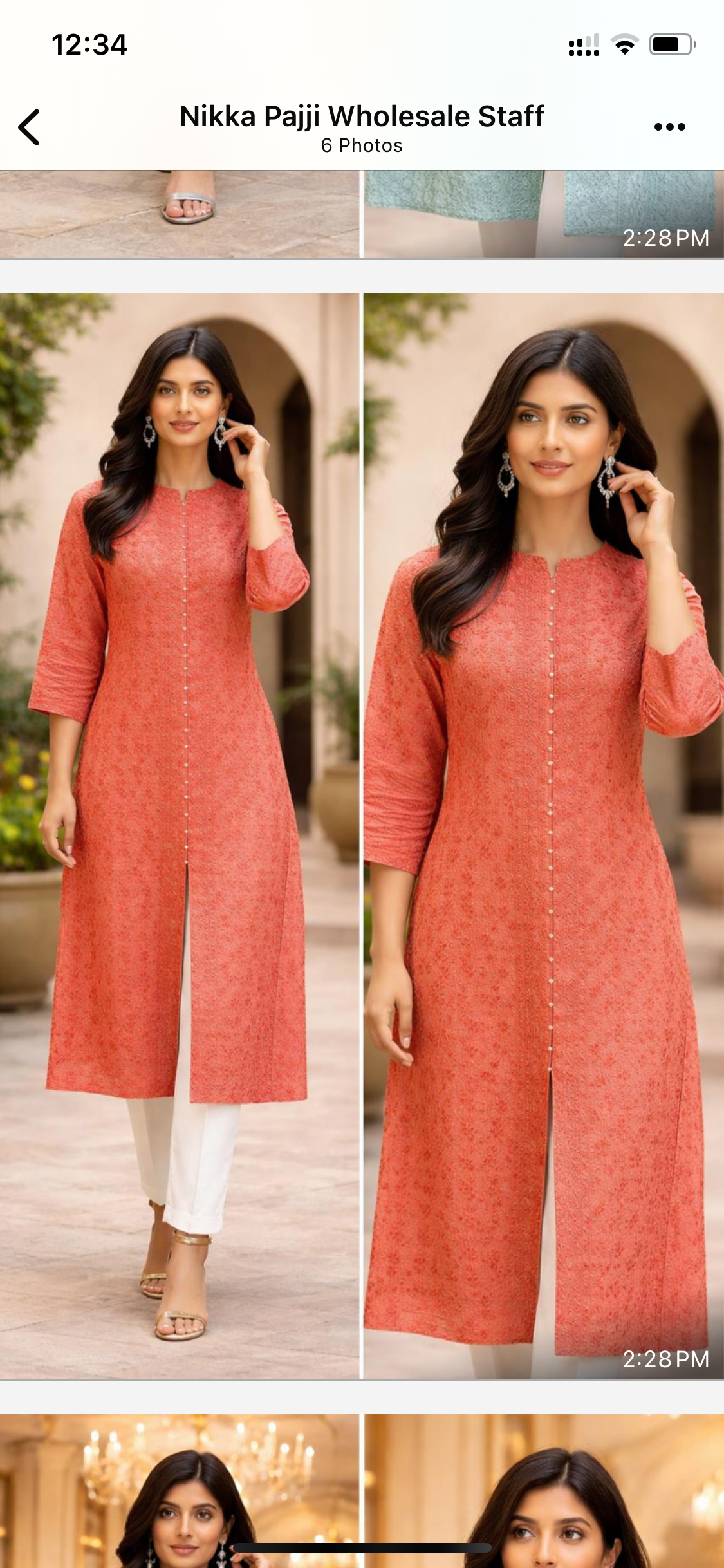 Elegant Printed Straight single Kurta Detailing for Women.