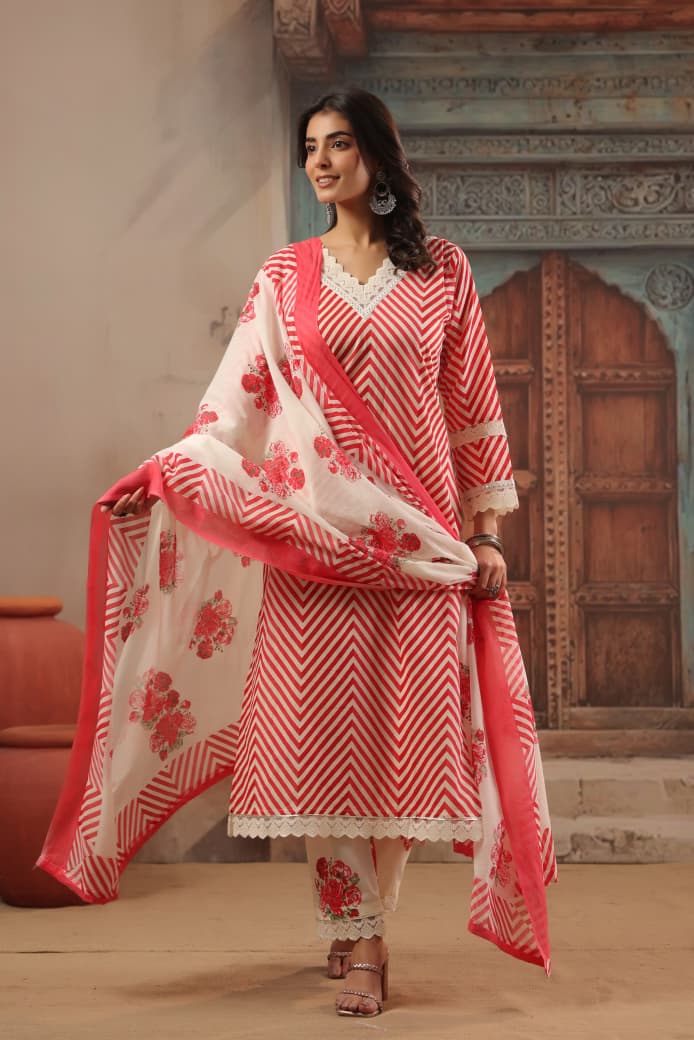 Mulson Chevron Suit Set