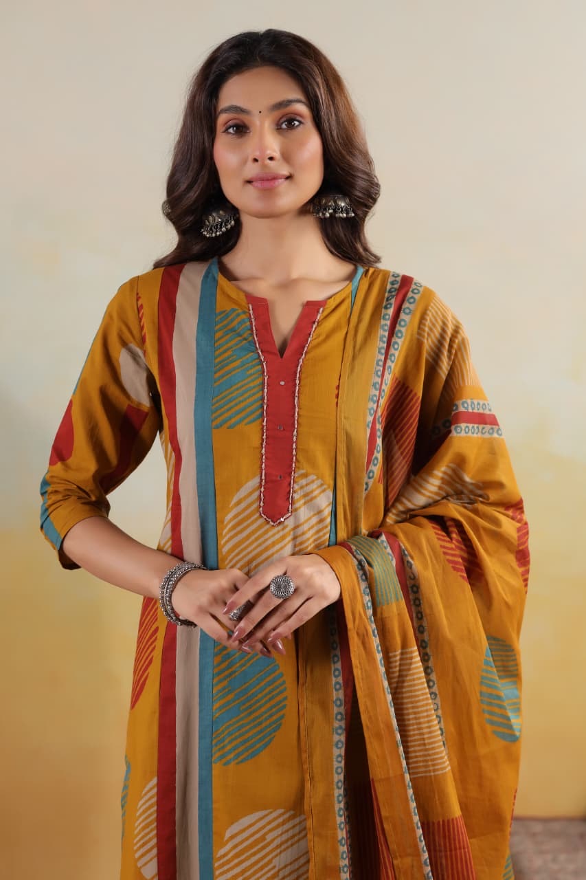 Mulson Indigo Rhythm Suit Set
