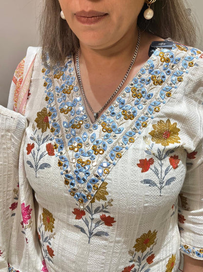 Mulson Ivory Bloom Suit Set