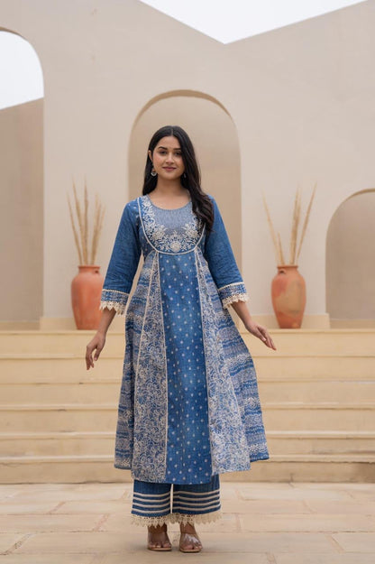 Mulson Indigo Grace Suit Set