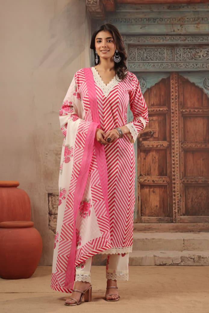 Mulson Chevron Suit Set
