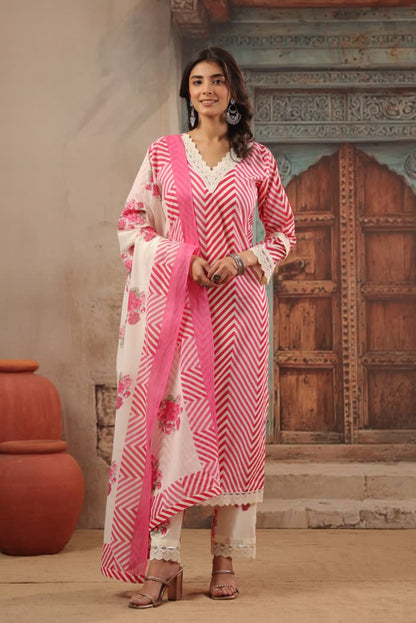 Mulson Chevron Suit Set