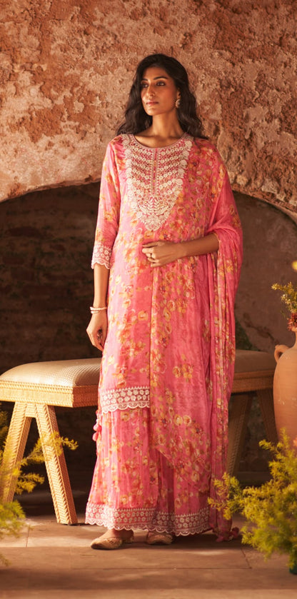 Jaipuri cotton suits with Cotton Dupatta