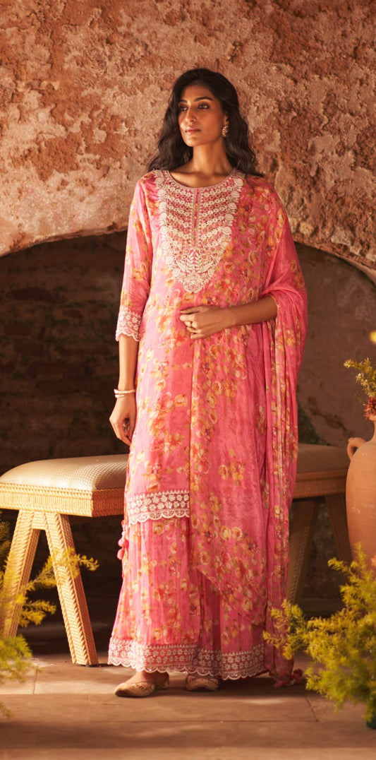 Jaipuri cotton suits with Cotton Dupatta
