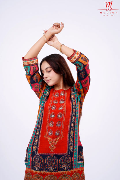 Straight Suit With Pant and dupatta