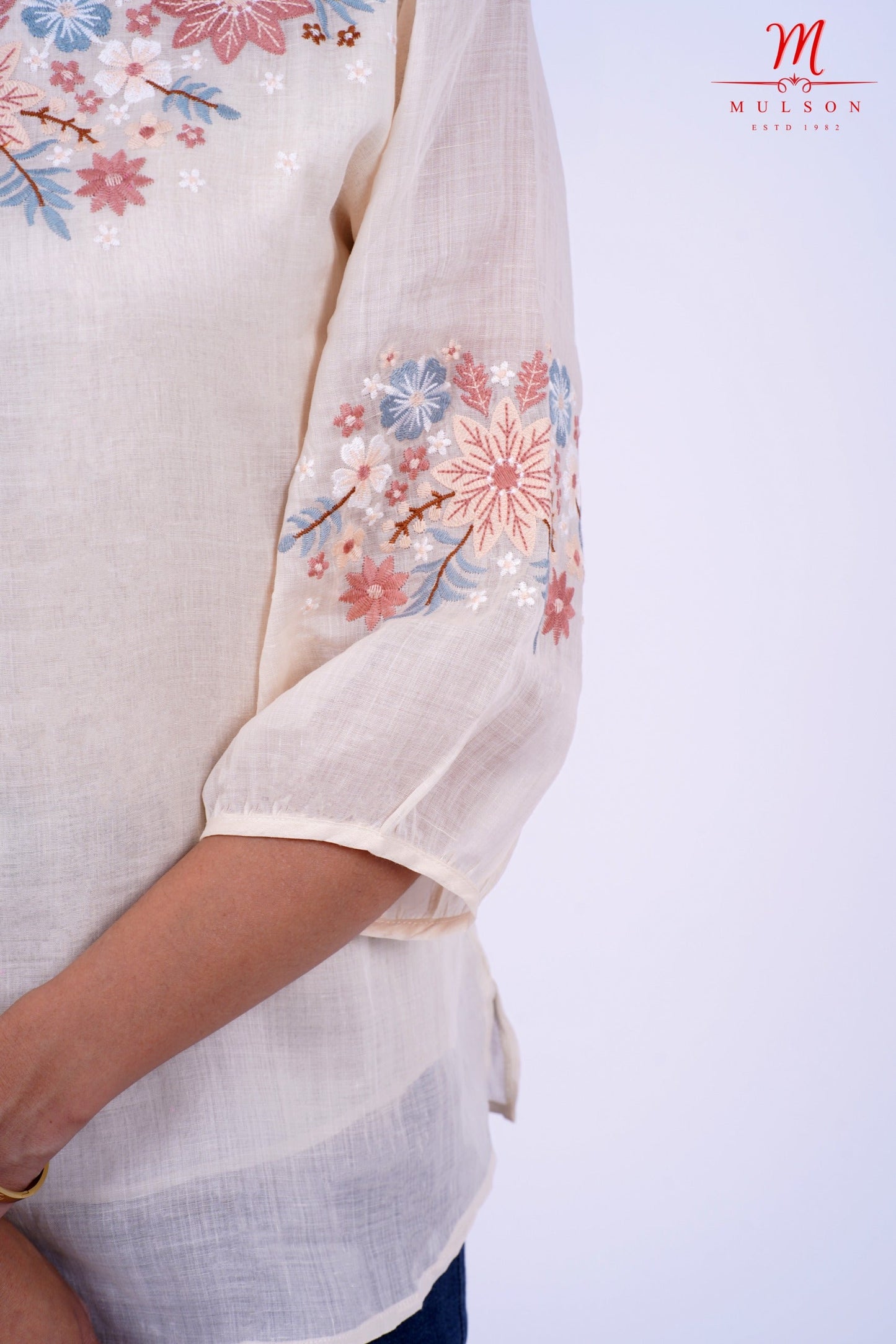 Floral Embroidered top for women