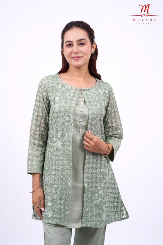 Coord set for women Mulson Orange Set