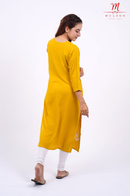 Mulson cotton chikankari suit set Floral Embroidered Kurta for Women